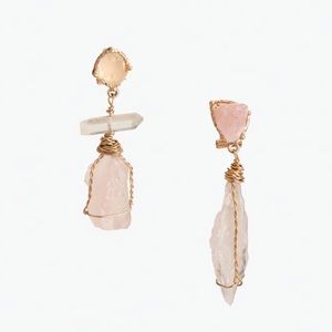 Pink Quartz Earrings